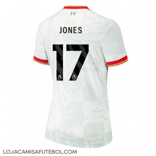 Camisa de Futebol Liverpool Curtis Jones #17 Equipamento Alternativo Mulheres 2024-25 Manga Curta